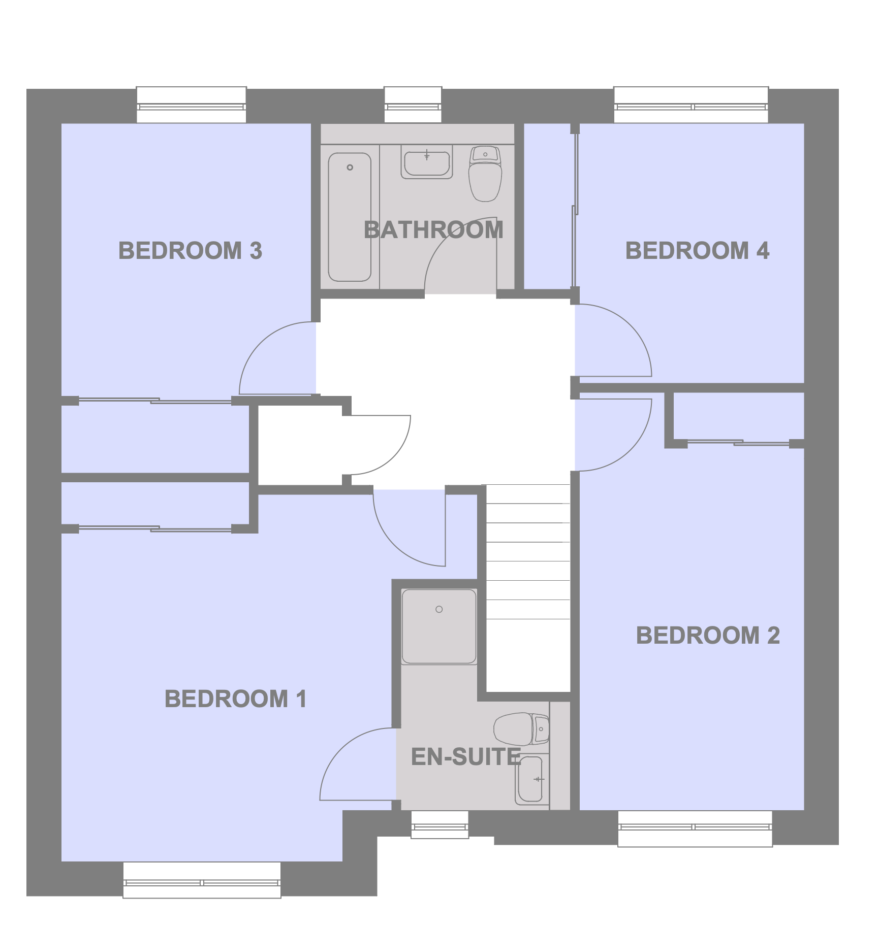Dulnain first floor plan