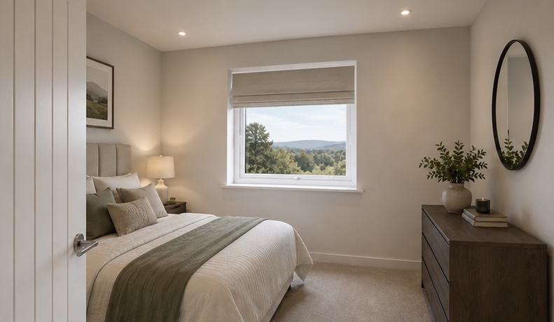 Morlich Bedroom interior example at Dulicht Court